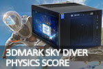 3DMark Sky Diver Physics score