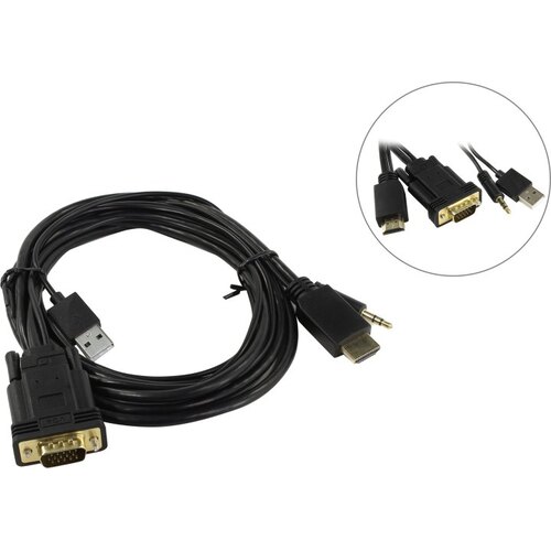 Переходник HDMI -> VGA Orient C701 1.8 метра — купить, цена и характеристики, отзывы